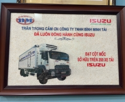 Bình Minh Tải đạt cột mốc sở hữu trên 200 xe tải của hãng Isuzu